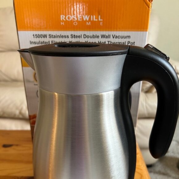 Brand New Rosewill Home Stainless Steel Electric Hot Water Kettle 1.7L 1500Watts - Picture 1 of 11